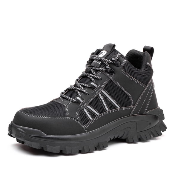 AUXDIQ Work Shoes Men Women Breathable Steel Toe Cap Industrial Trainers Lightweight Construction Sneakers Sport Shoes