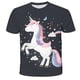 thumbnail image 1 of Ropa de unicornio para niños y niñas de verano, ropa de moda para niños, camisetas casuales de dibujos animados, disfraz 8T Gao Jinjia LED, 1 of 2