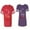 Men Red / Women Purple, variant on Her Beauty His Beast Matching Couple Cotton Jerseys (Men Red / Women Black) (Men S / Women S)