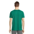 thumbnail image 3 of Athletic Works Men's & Big Men's Jacquard Pocket Tee with Short Sleeves, Sizes S-3XL, 3 of 5