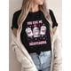 thumbnail image 1 of Women's Valentine's Heart Graphic T-Shirt - Short Sleeve, Crew Neck, Casual Top for Spring & Summer, 100% Cotton Top, 1 of 6