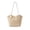 Khaki, variant on LAVA Beach Bag Straw Bag for Women, Summer Straw Beach Bag Straw Purse Shoulder Handbags (Khaki)