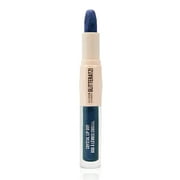 Hard Candy Glitteratzi Lip Duo, 2-in-1 Glitter Lipstick & High-Shine Gloss Duo, Black Diamonds, Deep Midnight Blue