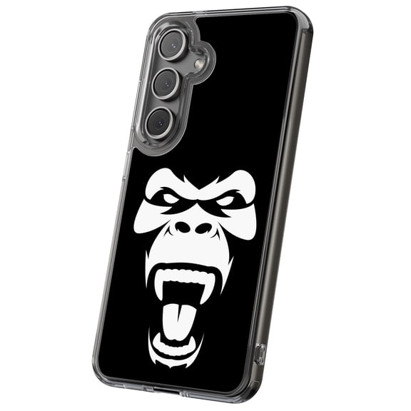 For Samsung Galaxy S21 Plus, Hybrid Clear, Gorilla Face Print, USA
