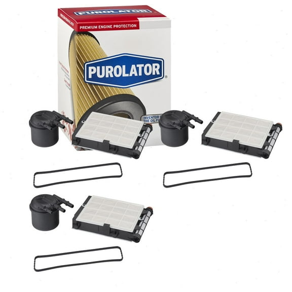 3 pc Purolator F71448 Fuel Filters for 300458 96735 DF4624K F84624 FD4624I HC3Z-9N184-B HC3Z-9N184-C PDF424 SPTD10591 WF10458 XF10591 Gas Pump Line Air Delivery Filters