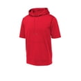 thumbnail image 3 of Sport-Tek ST251 Sport-Wick Fleece Short Sleeve Hooded Pullover, Deep Red, S, 3 of 4