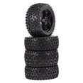 thumbnail image 5 of 4PCS Rubber Wheel Tyres & Wheel Rims Set Modification Parts for 1:10 Toy Axial-HPI 4WD Off-road Car Toy, 5 of 8