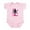 Petal Pink, variant on CafePress - Pink Cheerleader Body Suit - Baby Light Bodysuit, Size Newborn - 24 Months