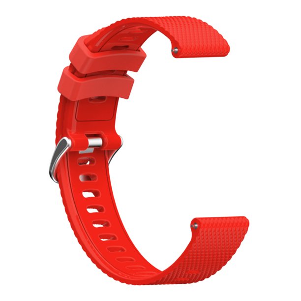 Correa de reloj de repuesto Correa de muñeca de silicona ajustable Accesorios para relojes deportivos al aire libre, rojo seitruly EL5021-03