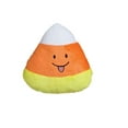 thumbnail image 2 of Soft Dog Toys Candy Corn Plush Squeaker Funny Face Emoji 6" Choose Smile Grin Hearts or Set (Full Set - All 3 Characters), 2 of 6