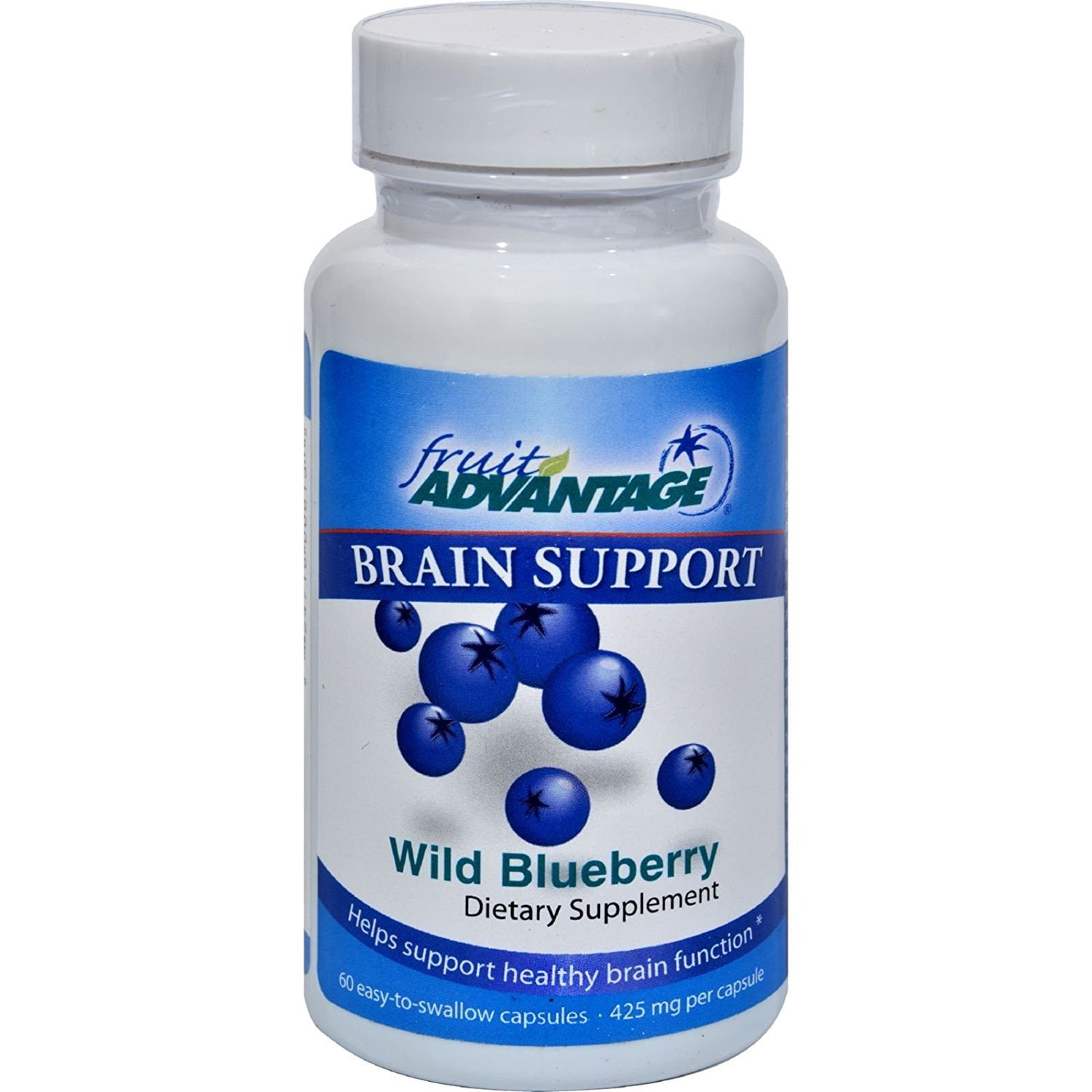 Wild Blueberry Capsules All Natural Brain Support Antioxidant Case of