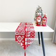 thumbnail image 2 of Bandera de mesa navideña de nieve de alce, artículos decorativos navideños, Bandera de mesa de algodón, decoración creativa de mesa de tela navideña, 2 of 4