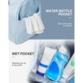 thumbnail image 4 of Bolsa de gimnasio WISEPACK, bolsa de viaje impermeable con compartimento para zapatos, 4 of 8