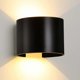thumbnail image 1 of 10W Indoor LED Wall Light,Outdoor Wall Light IP65 Waterproof,Modern Aluminum Wall Light Adjustable Up and Down 3000K Warm WhiteBlack, 1 of 5