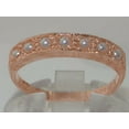thumbnail image 2 of LBG 10k Rose Gold Cultured Pearl Womens Eternity Ring - 5.25 - Sizes 4 to 12 Available, 2 of 4