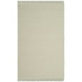 thumbnail image 5 of SAFAVIEH Montauk Patton Geometric Cotton Area Rug, Ivory/Green, 6' x 9', 5 of 9