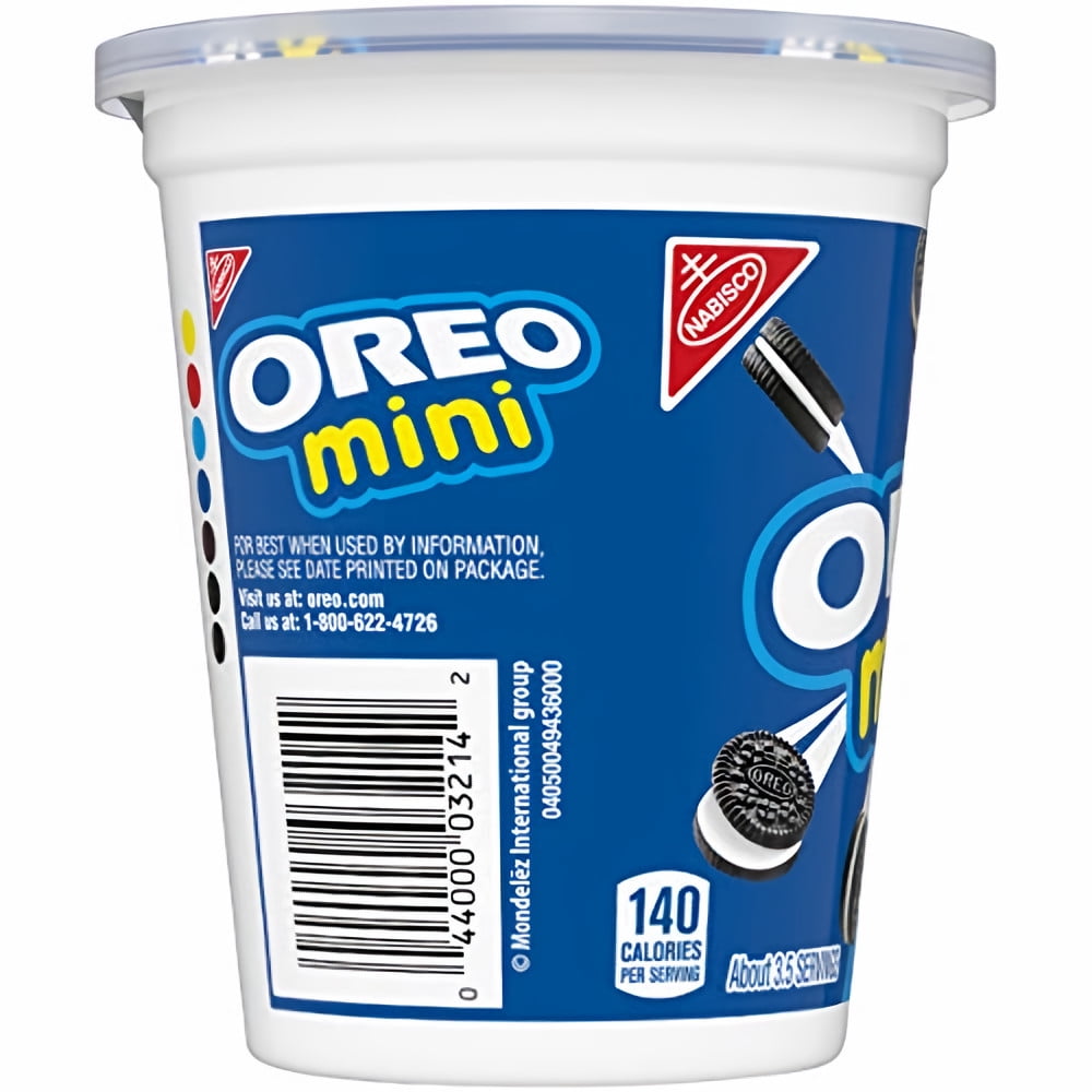 Oreo Nabisco Go-paks Cookies - Bite Size 3.5 oz (Pack of 36)