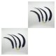 thumbnail image 1 of Cateissary Wholesale Quality Beautiful 10PCS Dyeing Feathers Tail Negro 2Conjunto, 1 of 6