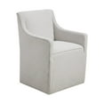 thumbnail image 3 of Slipcover Dining Arm Chair With Casters, 3 of 8