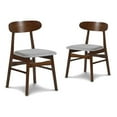 thumbnail image 2 of New Classic Furniture Morocco Wood Dining Chair in Light Gray (Set of 2), 2 of 8