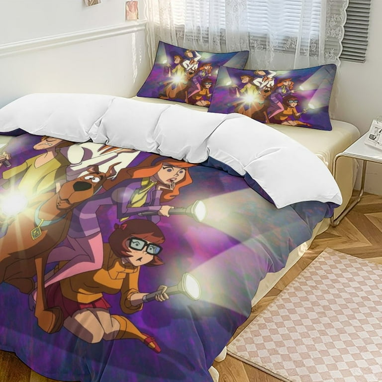 Scooby Doo Bedding Set Anime Bedding Set Cartoon Duvet Cover
