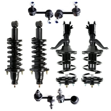 SCITOO Strut Shock for 2001-2005 for Honda Civic Front and Rear Complete Struts Assembly Stabilizer Bar Link Kit 8PCS