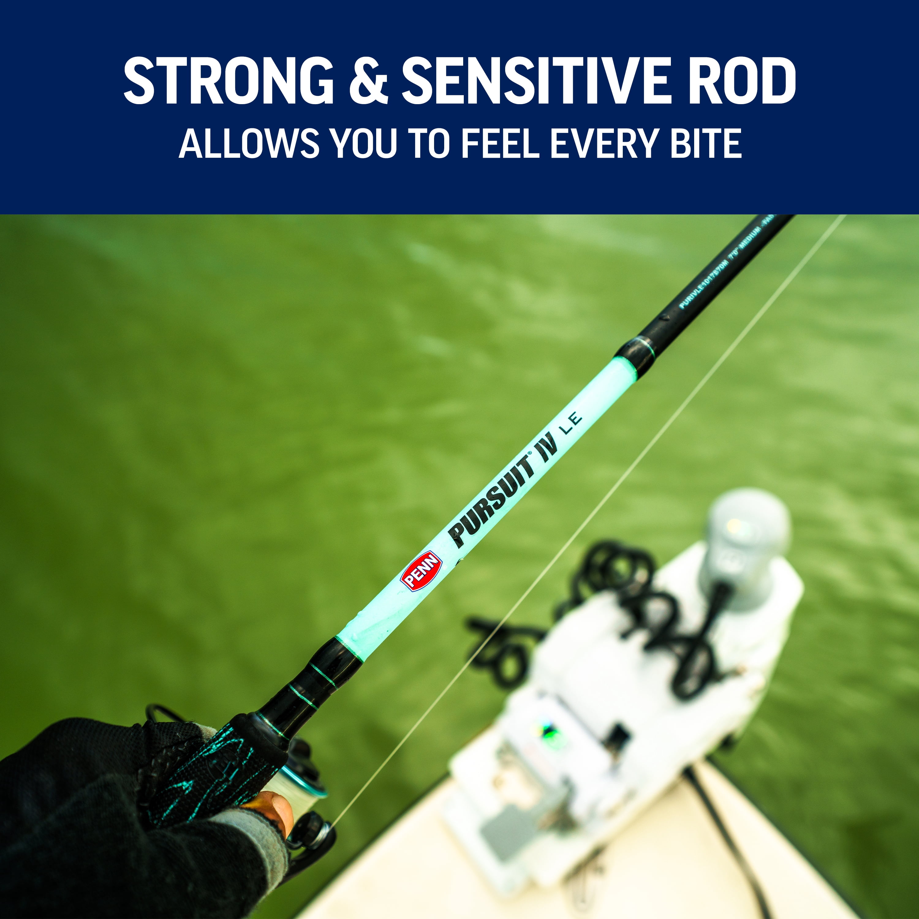 PENN Pursuit® IV LE Combo, 9' Medium Heavy Fishing Rod, 6000 Size Reel