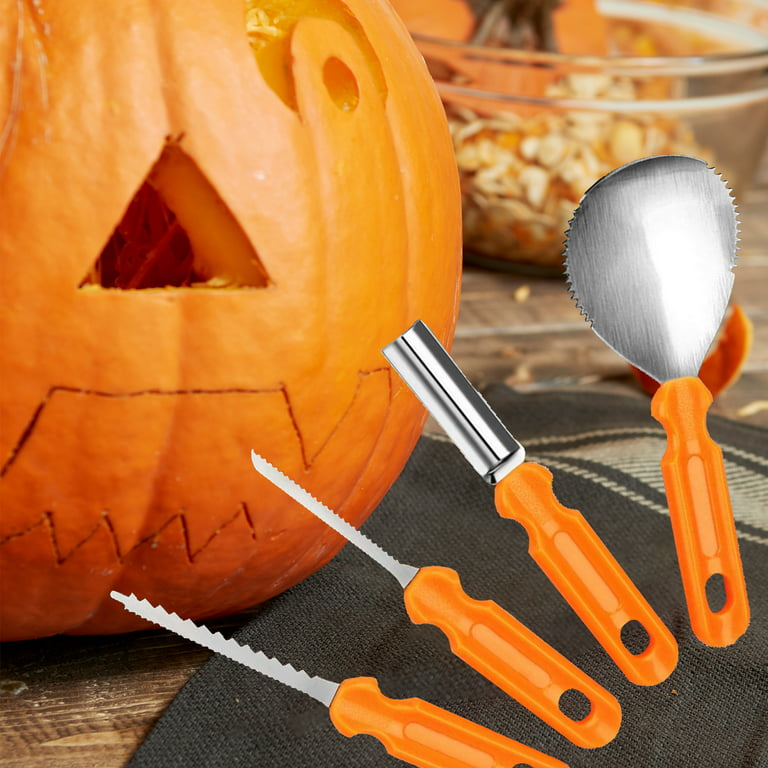 Halloween Pumpkin Carving Kit - 22 Pcs Stainless Steel Pumpkin Carving  Knife Set
