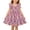 Purple, variant on Girls Summer Cute Dress Square Neck Ruffled Sleeveless Pleated A Line Dresses Casual Stylish Midi Sundress (10 Years, Green)