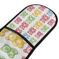 thumbnail image 4 of Yayeee Double Oven Mitt Kitchen Heat Resistant Baking 35" x7" Quilted Glove, Gummy Bear Pattern, 4 of 6