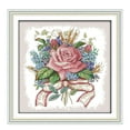 thumbnail image 3 of Point de Croix Estampé Fleur s Motif de Point de Croix 11 35 Ã 35cm 11CT, 3 of 5