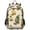 Retro Tropic, variant on Backpack for 6-12Y,17L Lightweight Travel Daypack with Reflective Strips & Chest Strap Nylon Retro Rockets Print