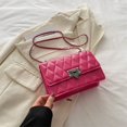 thumbnail image 1 of Bolso pequeño con bordado de diamantes, bolso de mensajero femenino de moda con temperamento de bloqueo, bolso de mensajero femenino de primavera 2025., 1 of 5