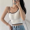 thumbnail image 2 of Short Strap Tank Top,Women Short Tank Top Summer Short Tank Top Strap Tank Top Leading Edge Technology, 2 of 8