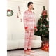 thumbnail image 2 of Conjuntos de pijamas a juego para toda la familia con estampado clásico de alce rojo para adultos, papá, madre e hija, ropa de dormir, pijamas, 2 of 5