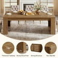 thumbnail image 5 of Finmind 70.86-Inch Rectangular Dining Table for 6-8, Farmhouse Wooden Kitchen Table, 5 of 5