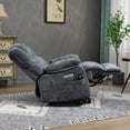 thumbnail image 6 of Spaco Electric Power Lift Recliner Chair, Power Lift Recliner with 8-Point Vibration Massage and Lumbar Heating, Position Up to 350 LBS, Side Pockets, Gray, 6 of 10