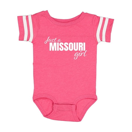 

Inktastic Just a Missouri Born and Raised Gift Baby Girl Bodysuit