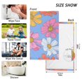 thumbnail image 2 of Cute Flowers Hand Towel Cotton Bath Towel Large Face Towels Absorbent for Bathroom Home Hotel, 2 of 7