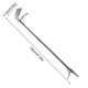 thumbnail image 5 of Soidarity Pinzas de serpiente de acero inoxidable de alta resistencia, cerraduras de tres agujeros, protección, ajuste de Clip de basura, Clips Ropa Deportiva, Zapatos Tipo 10 NO9 Soidarity OD013799-09, 5 of 6