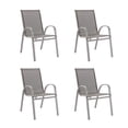 thumbnail image 1 of Set de 4 Sillas Para Jardín NATERIAL de Acero Gris Oscuro, 1 of 9