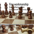 thumbnail image 4 of Chess Pieces Baspoum Style Staunton, madera, tamaño king, 3 cm, con bolsa, 4 of 6