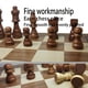 thumbnail image 4 of Chess Pieces Baspoum Style Staunton, madera, tamaño king, 3 cm, con bolsa, 4 of 6