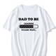 thumbnail image 1 of Camiseta de algodón de manga corta para papá, anuncio de maternidad, regalo para papá, para el futuro papá, 1 of 7