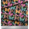 thumbnail image 3 of Soimoi Cotton Voile Fabric Stripes & Butterfly Fabric Prints by Yard 42 Inch Wide, 3 of 3