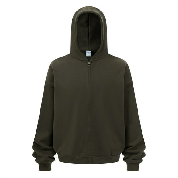 Women's Zip Up Hoodie Heavyweight Long Sleeve Basic Hooded Sweatshirt with Pockets