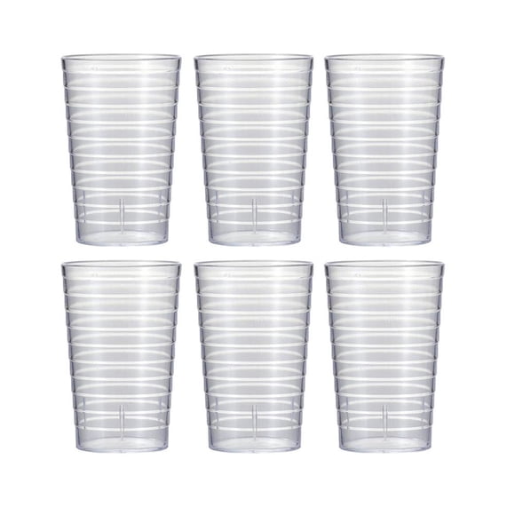 Pekkaxy Thick Plastic Cup, 10 oz Capacity, Shatter-Resistant for Daily Use, Ideal for Cold Drinks, Juice, and Water