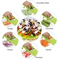 thumbnail image 2 of Cortador de verduras Manual 3 en 1 para verduras y hortalizas, rallador de verduras profesional, cortador de patatas, zanahorias y verduras, 2 of 5