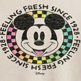 thumbnail image 3 of Disney - Feeling Fresh Checker  - Women's Oversized T-Shirt, 3 of 5