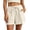 Beige, variant on Pxxlle Summer Shorts for Women Plus Size Drawstring Elastic Waisted Linen Shorts with Pockets Casual Vacation Beach Clothes Orange XXXL